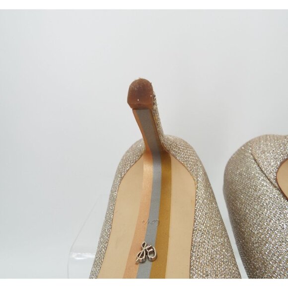 Sam Edelman Hazel Gold Metallic Pointed Toe Pumps Heels Size 6.5M - Picture 15 of 15